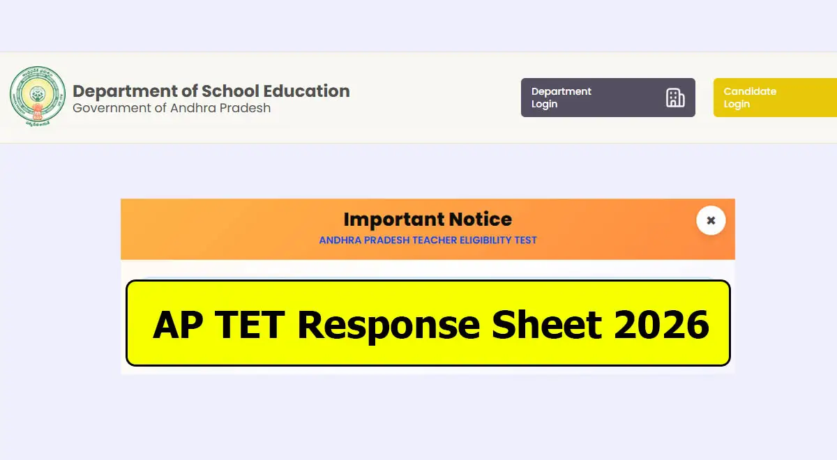 AP TET Response Sheet 2026 Released
