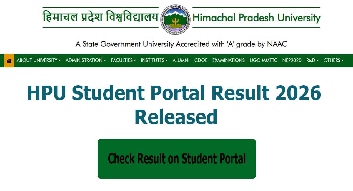 HPU Student Portal Result 2026