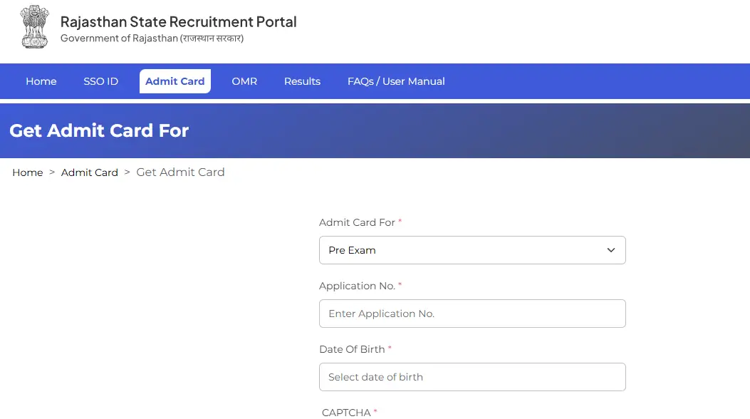 RPSC APO Admit Card 2026 Released