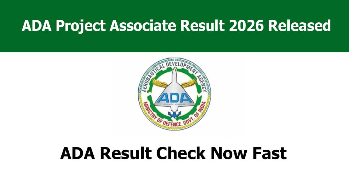 ADA Project Associate Result 2026