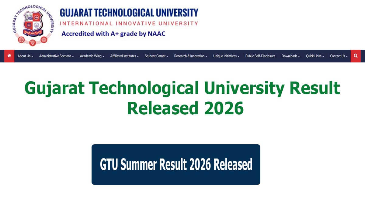 GTU Result 2026