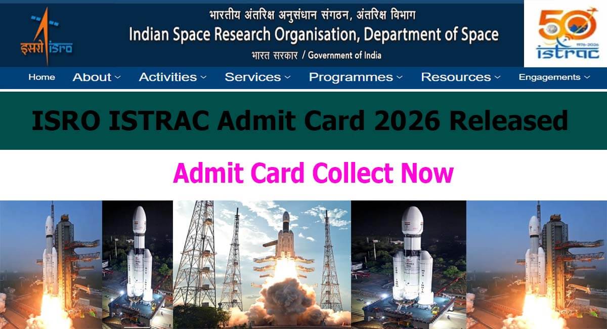 ISRO ISTRAC Admit Card 2026