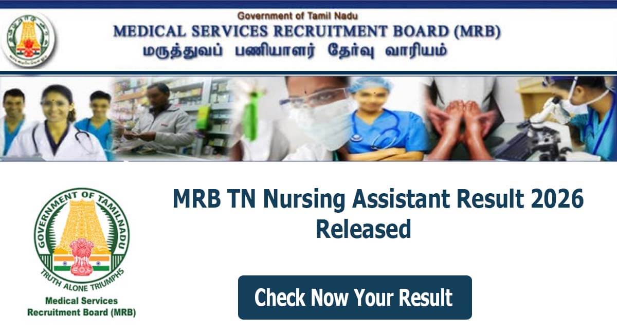 MRB TN Nursing Assistant Result 2026