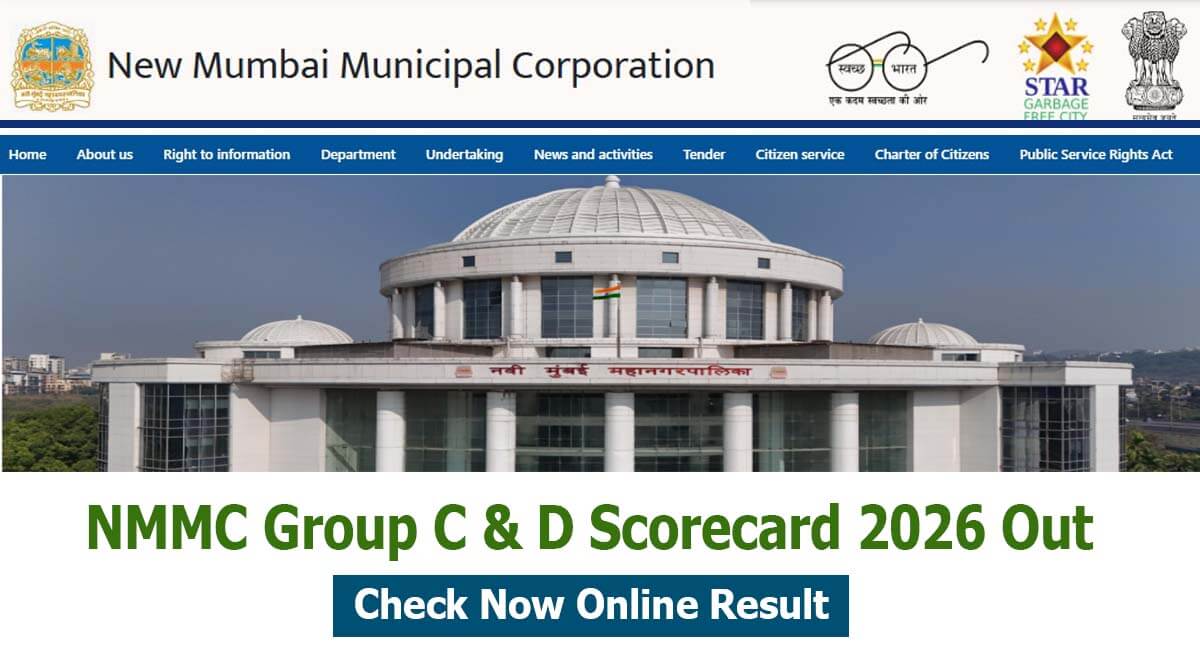 NMMC Group C and D Scorecard 2026