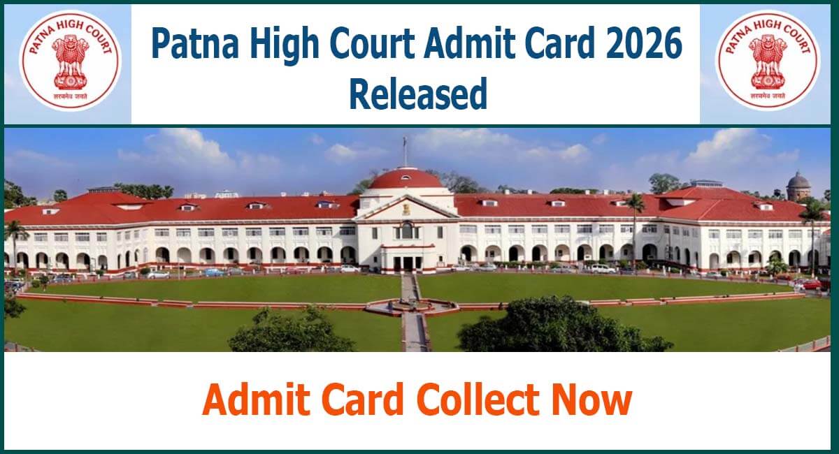 Patna High Court Assistant Admit Card 2026