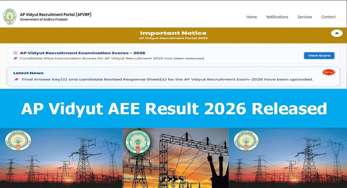 AP Vidyut Result 2026