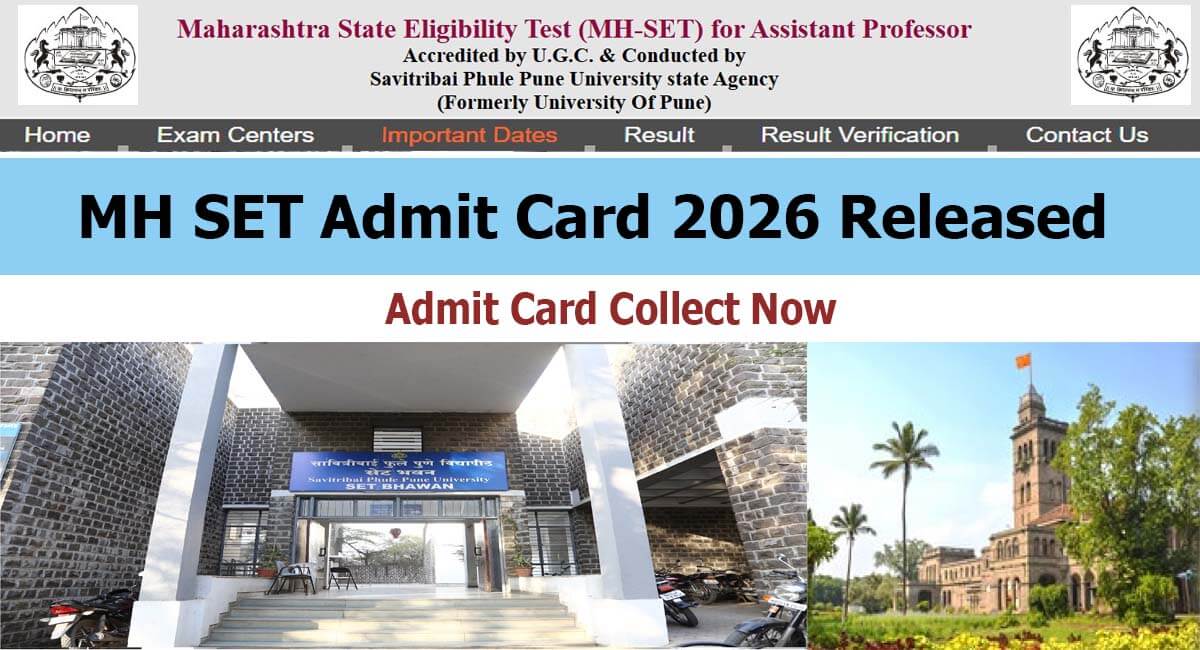 MH SET Admit Card 2026