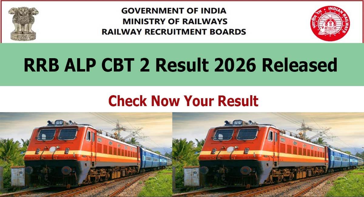 RRB ALP CBT-II Result 2026